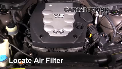 2005 Infiniti FX35 3.5L V6 Air Filter (Engine) Check